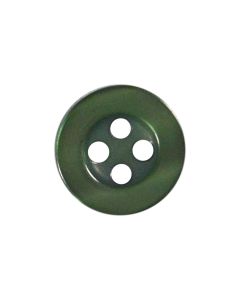 P910 Round Formal Shirt 14L Green(57) 2 Hole Button