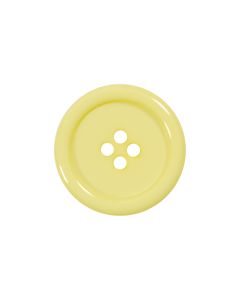 P975 Chunky Rim 36L Lemon 4 Hole Button