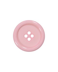 P975 Chunky Rim 36L Pale Pink 4 Hole Button