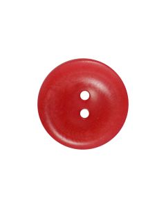 W100 Cup Shape 24L Red(143) 2 Hole Button