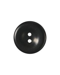 W100 Cup Shape 24L Black 2 Hole Button