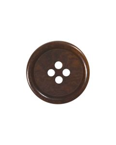 W119 Chunky Rim Casual Shirt 18L Brown(59) 4 Hole Button