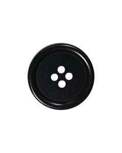 W119 Chunky Rim 36L Black 4 Hole Button