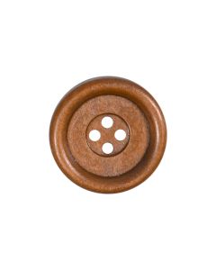 W255 Round 36L Brown(3) 4 Hole Button