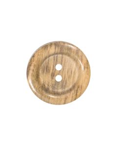 W2 Olive Wood 45L Brown 2 Hole Button