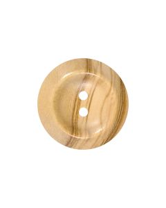 W40 Olive Wood 54L Brown 2 Hole Button