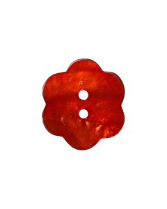 X800 Coloured Flower 32L Red(M128) 2 Hole Button